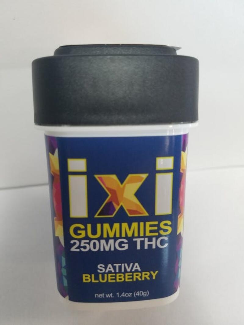ixi 250mg Sativa Blueberry Gummies 10pk