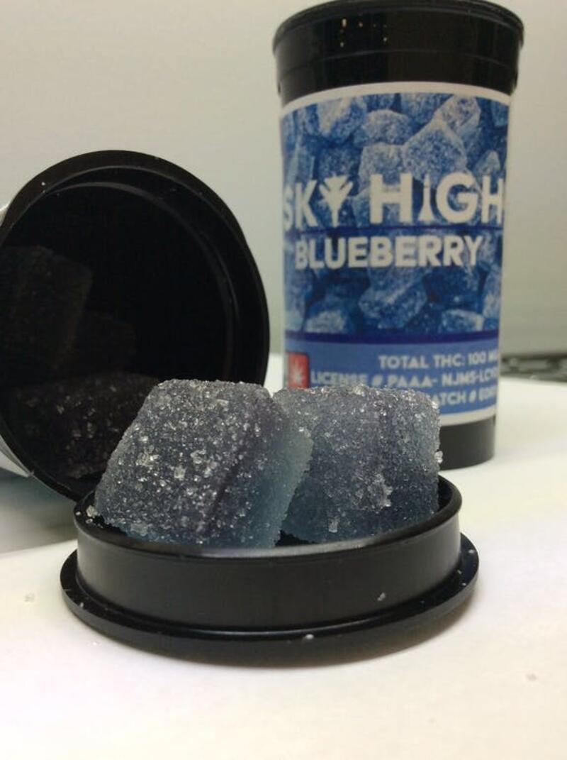 Blueberry 100mg 10pk Gummies Sky High Labs