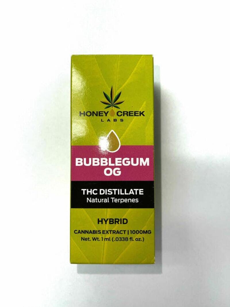 Honey Creek Labs - Bubblegum OG - 1 gram cart