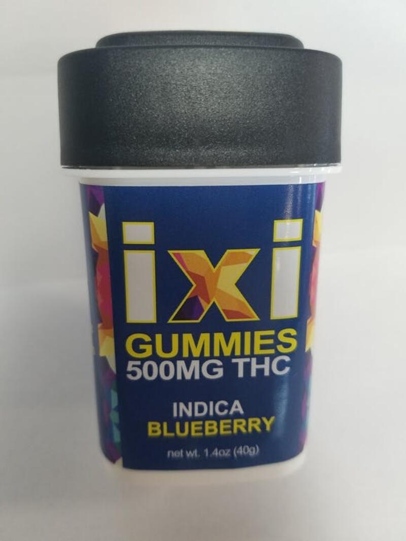 ixi 500mg Indica Blueberry Gummies 10pk