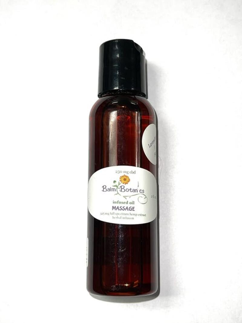 Balm Botanics - Massage Oil Lavender and Sage - 250MG