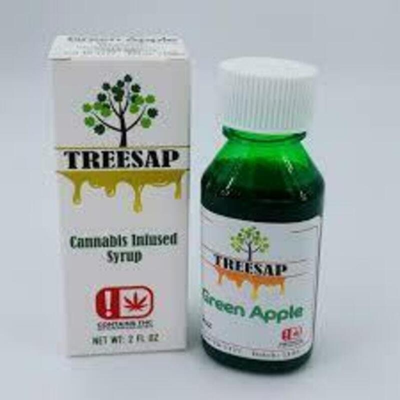 TreeSap Cannabis Syrup 400mg ( Green Apple )