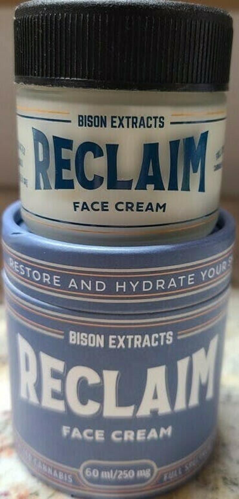 BISON EXTRACTS- RECLAIM FACE CREAM 250MG