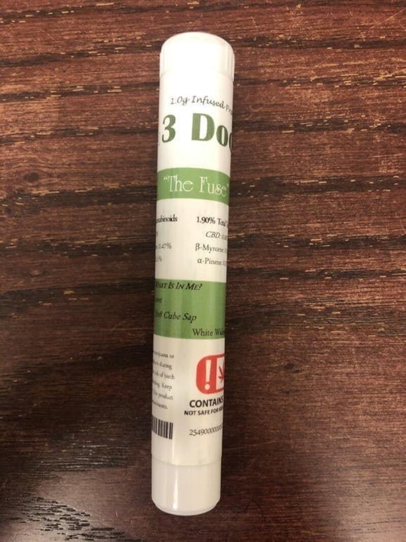 3 DOCS EXTRACTS- "THE FUSE" INFUSED PREROLL 1G