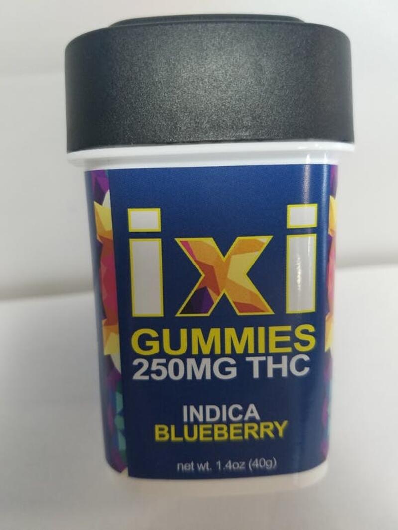 ixi 250mg Indica Blueberry Gummies 10pk