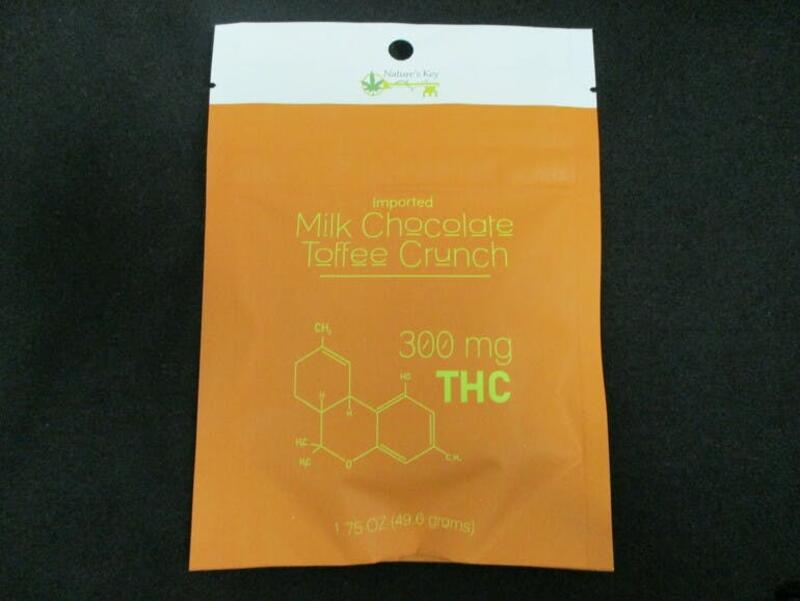 Nature's Key Chocolate Toffee Crunch 300mg