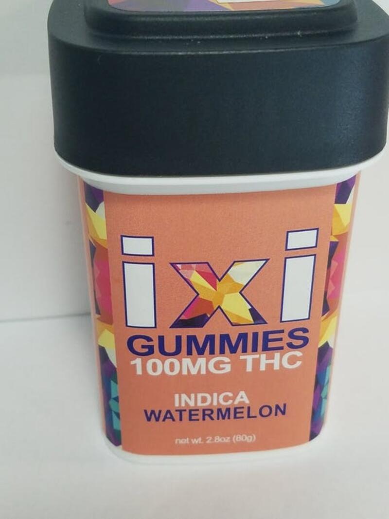 ixi 100mg Indica Watermelon Gummies 20pk