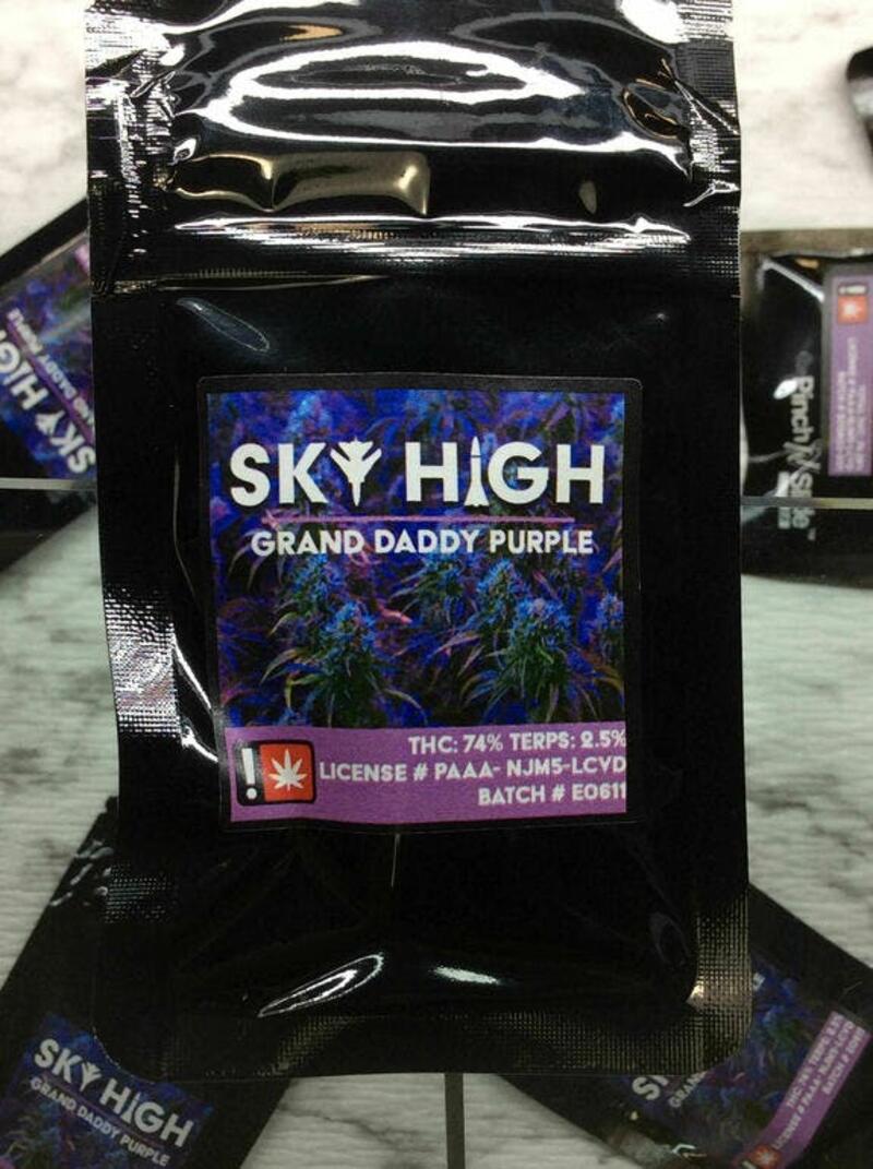 Sky High Labs Grand Daddy Purple Disposable Cart