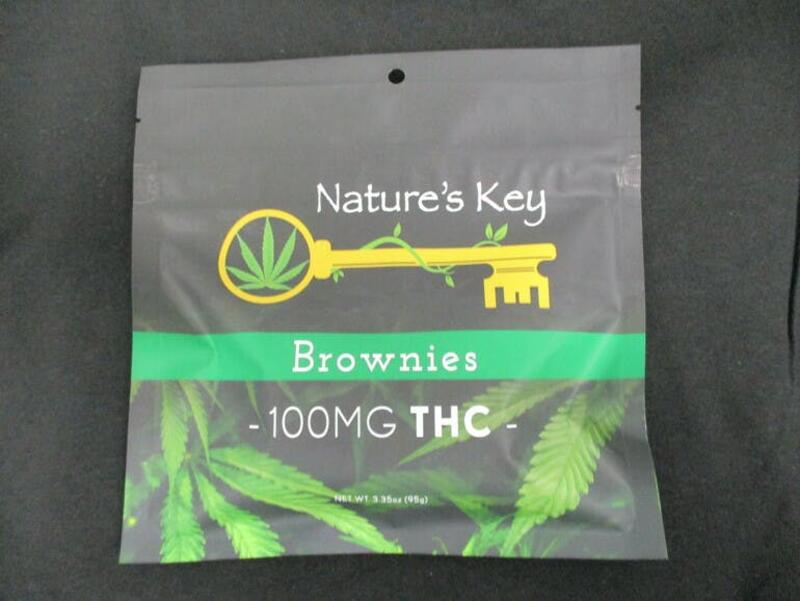 Nature's Key Brownie 100mg