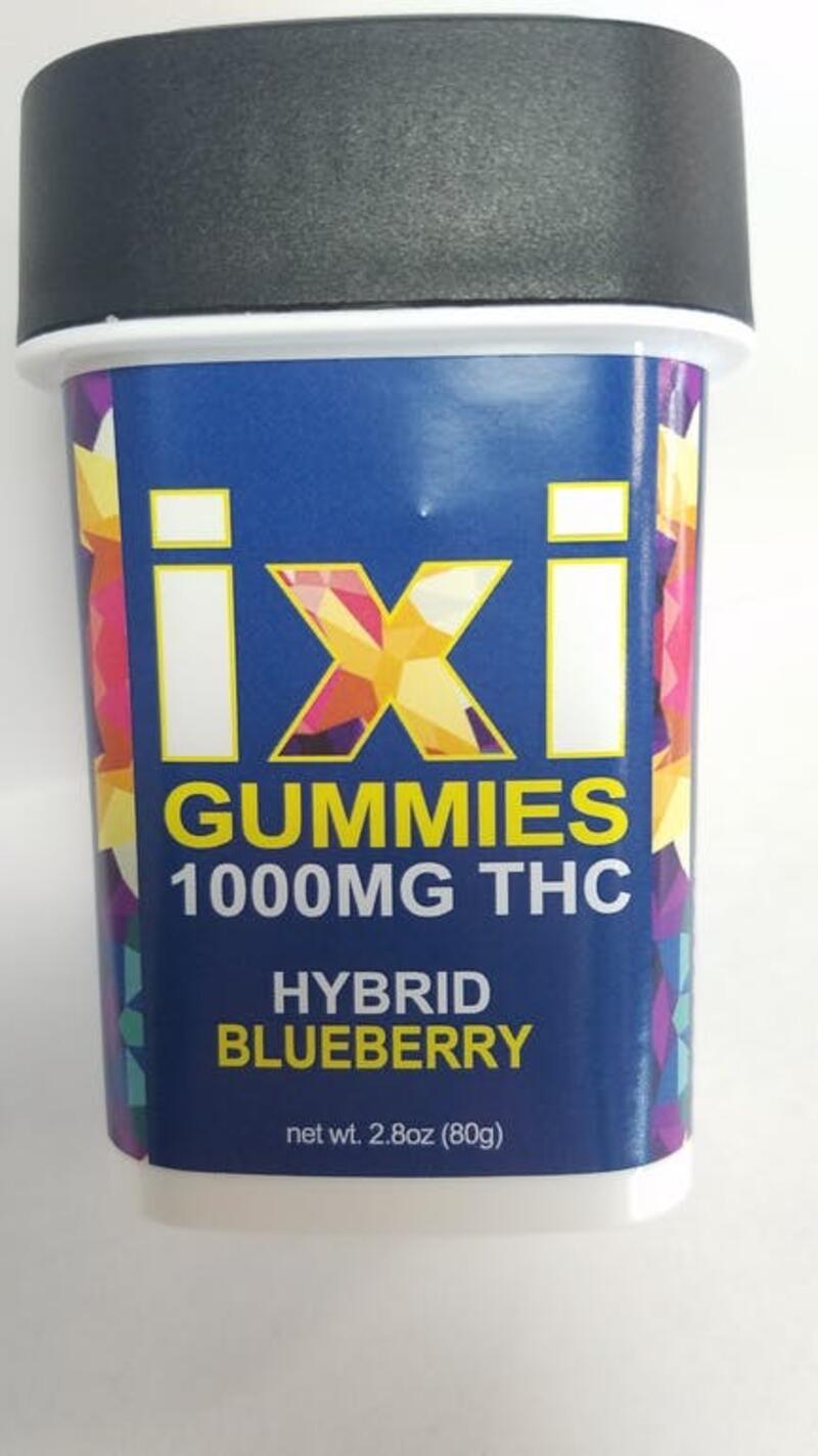 ixi 1000mg Hybrid Blueberry Gummies 20pk