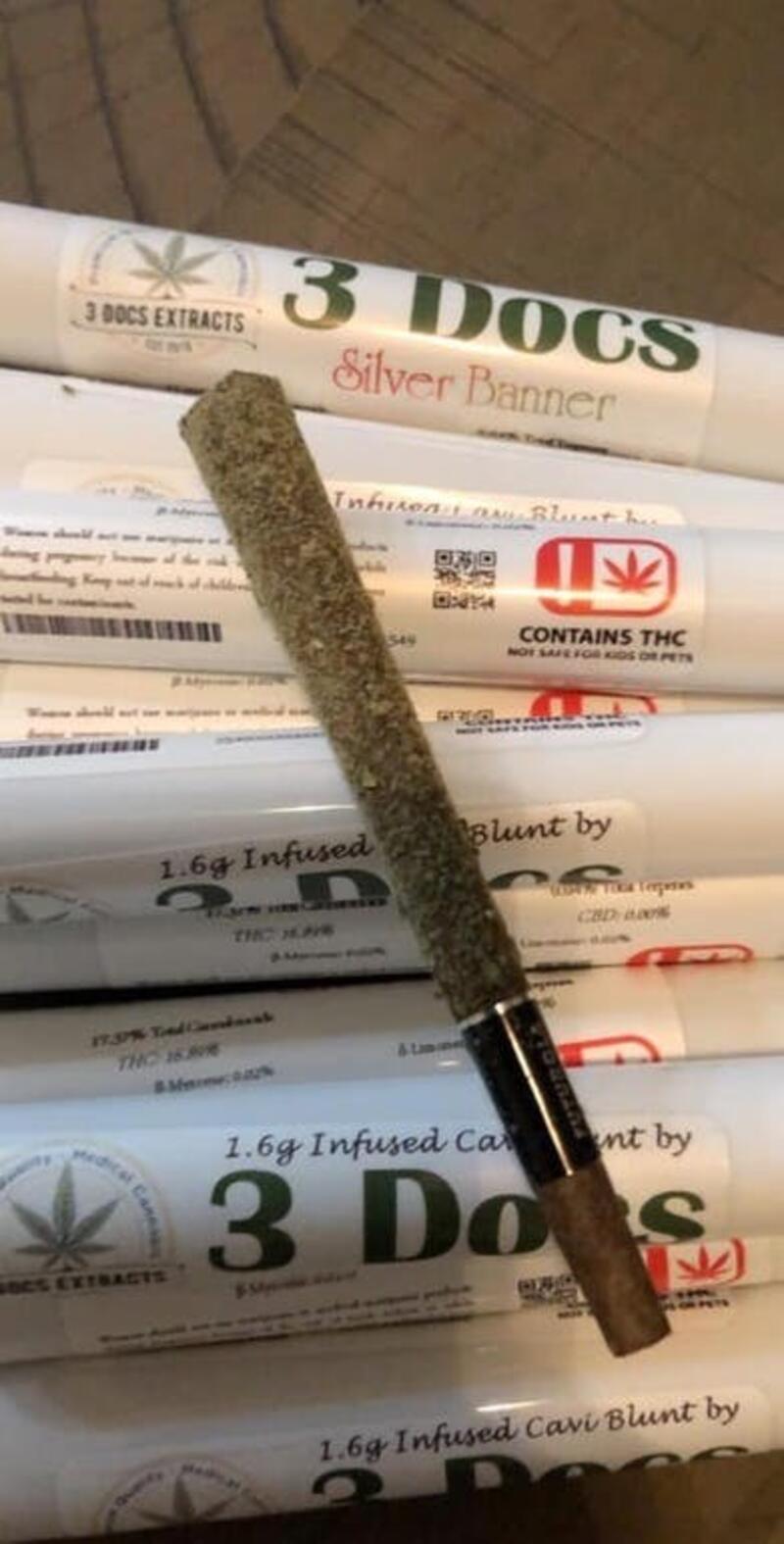 3 DOCS EXTRACTS- SILVER BANNER 1.5G CAVI BLUNT