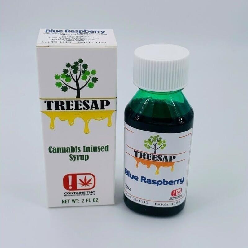 TreeSap Cannabis Syrup 400mg ( Blue Raspberry )