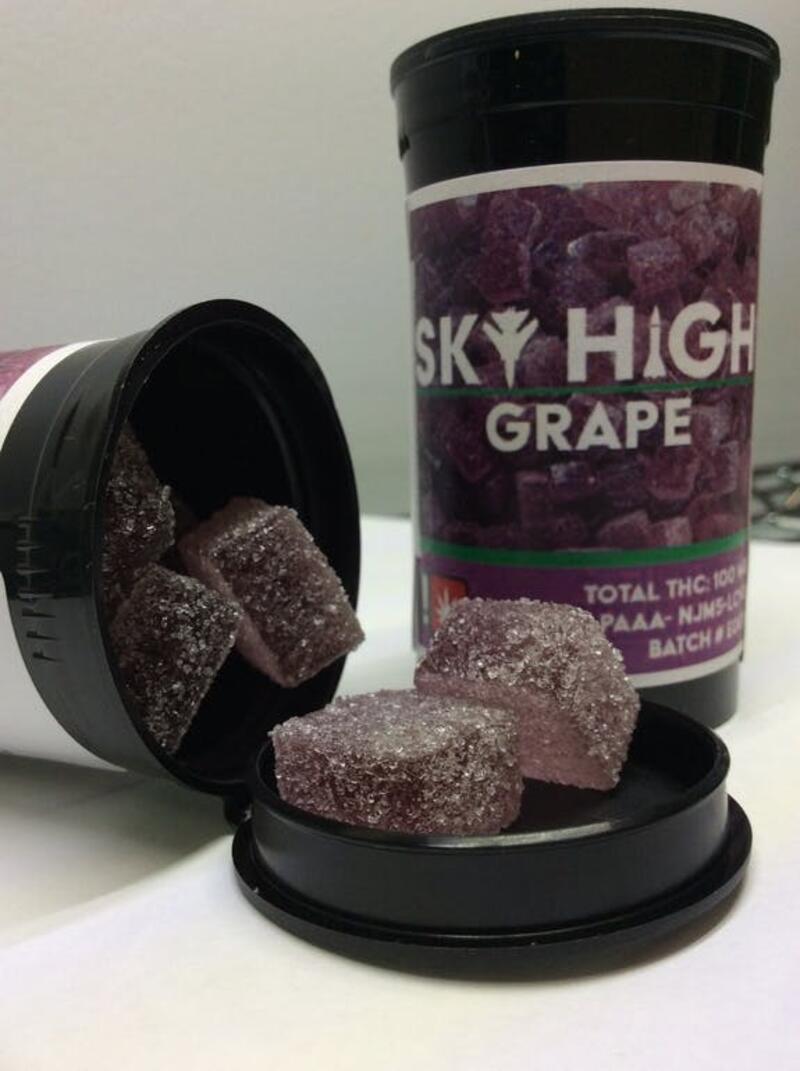 Grape 100mg 10pk Gummies Sky High Labs