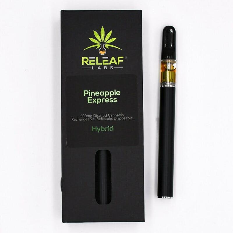 $19.99 0.5g Pineapple Express Disposable Releaf Labs