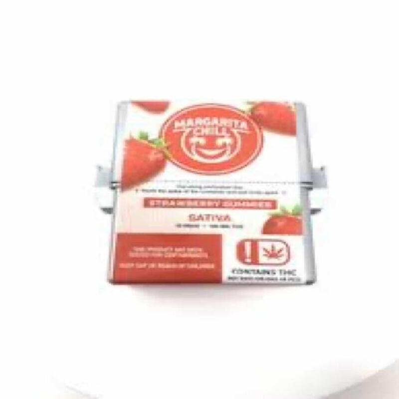 $15 | 100mg Gummy Pack | Strawberry | Margarita Chill | Ryco