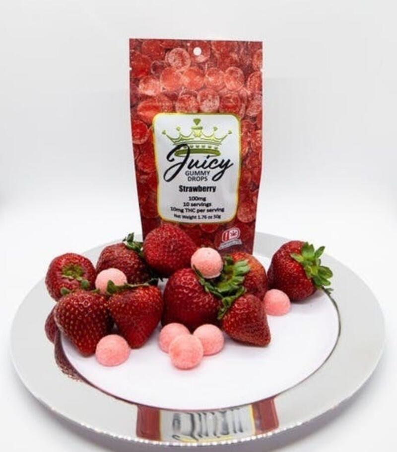 $23 | 100mg Gummy Pack | Strawberry | Juicy