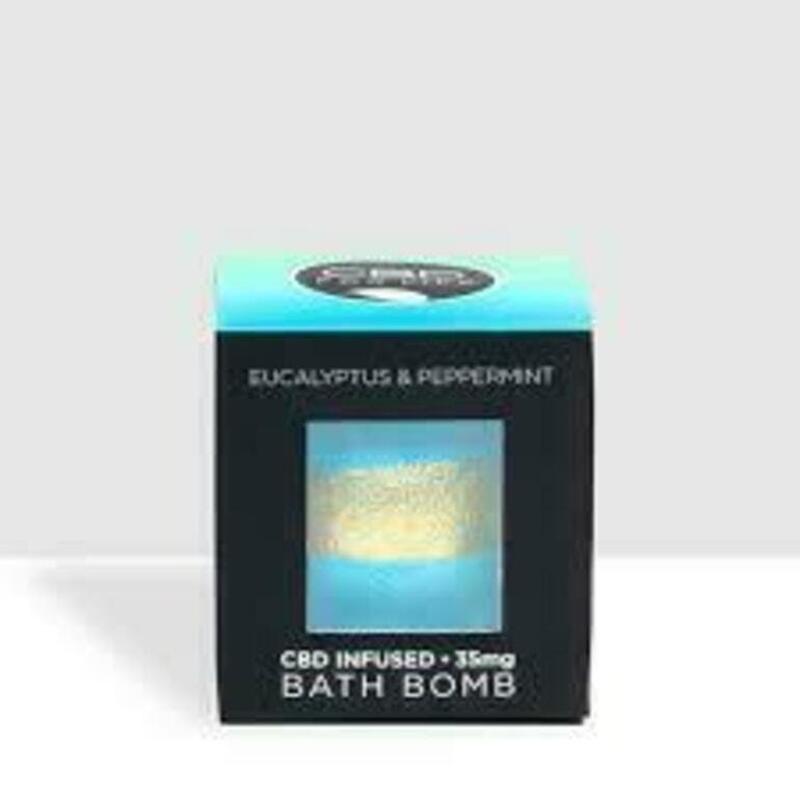 $12 CBD for Life Bath Bomb- Eucalyptus and Peppermint