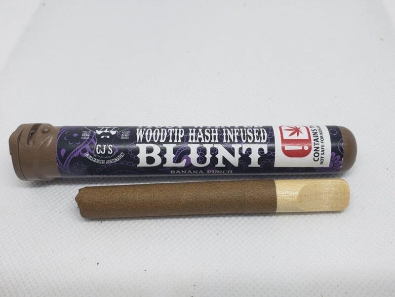 CJ's Hash Infused Wood Tipped Blunt