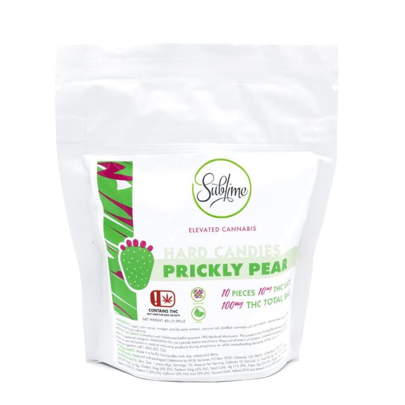 Sublime Hard Candy Prickly Pear (100mg THC)