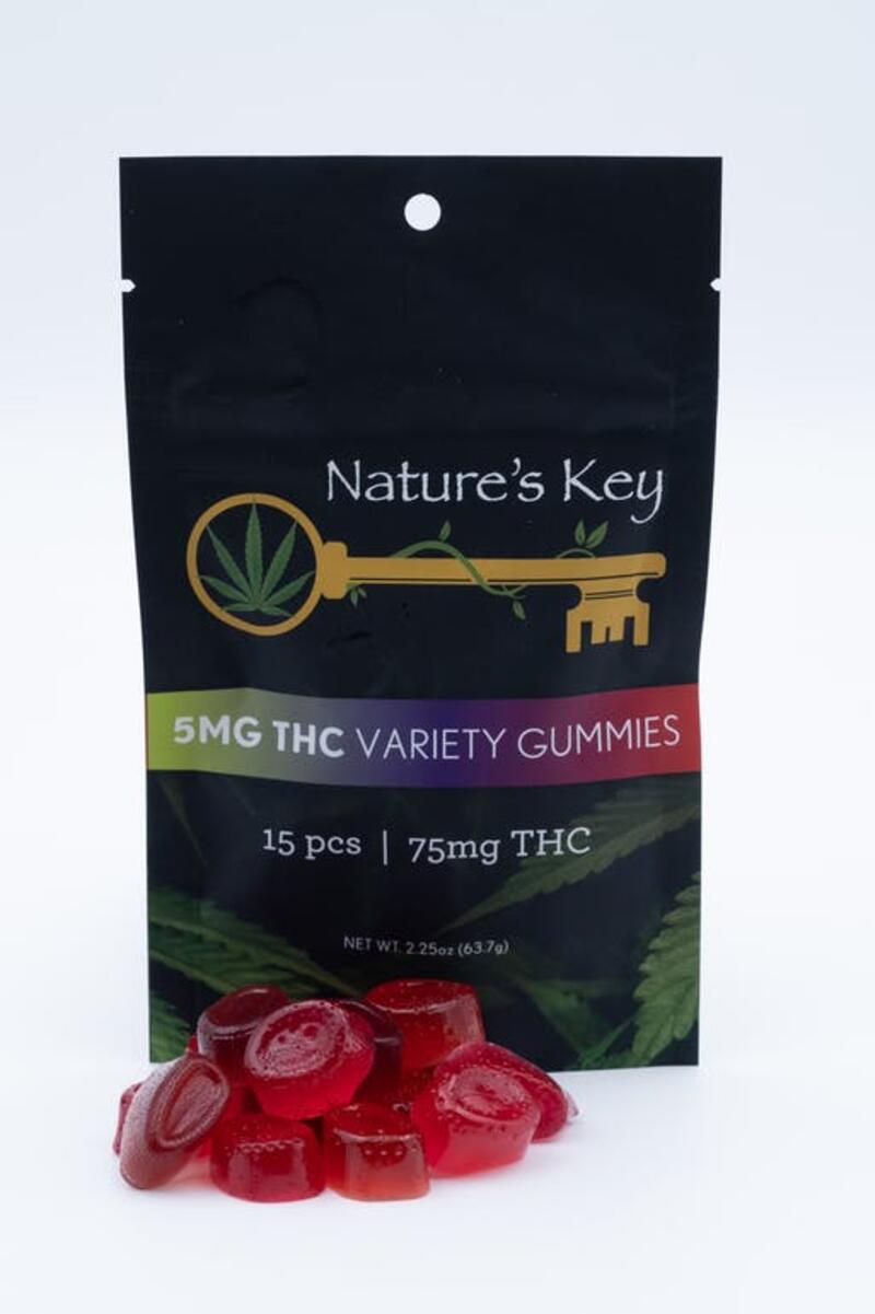 75mg THC Variety Pack Gummies (5mg each)