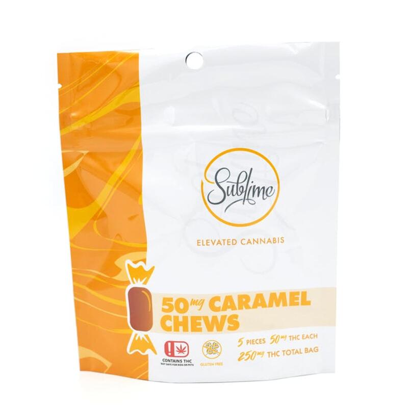 Sublime Caramel Chew 50mg THC 5-pack