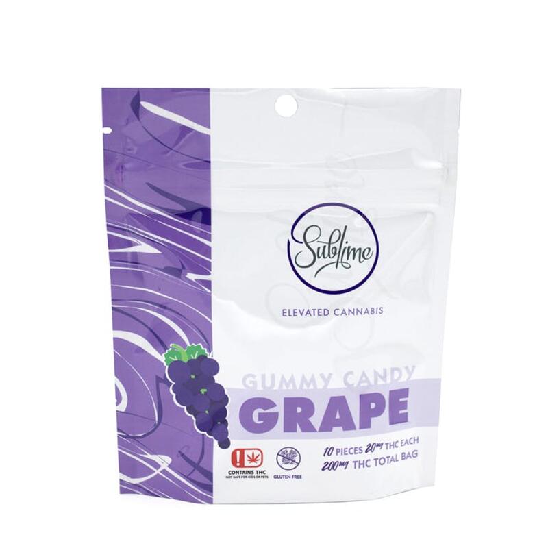 Sublime Gummy Grape (200mg THC)