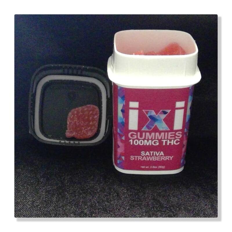 IXI 100mg Pack Strawberry Gummies (Sativa)