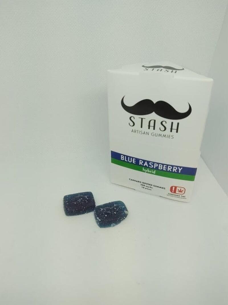 Stash 300 mg Gummies Blue Raz OTD