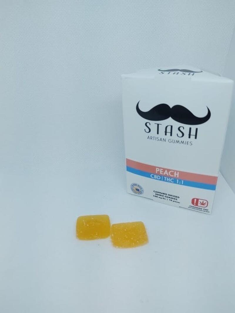 Stash - Peach 1:1 Gummies