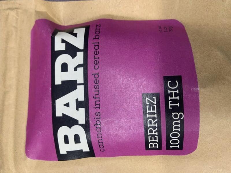 BARZ - Berriez Cereal Bar 100mg