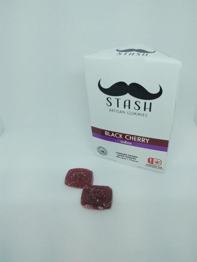 Stash Black Cherry Gummies indica OTD