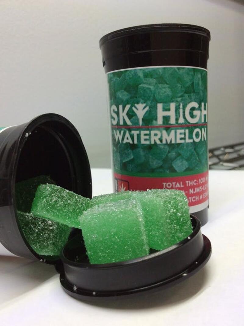 Watermelon 100mg 10pk Gummies Sky High Labs