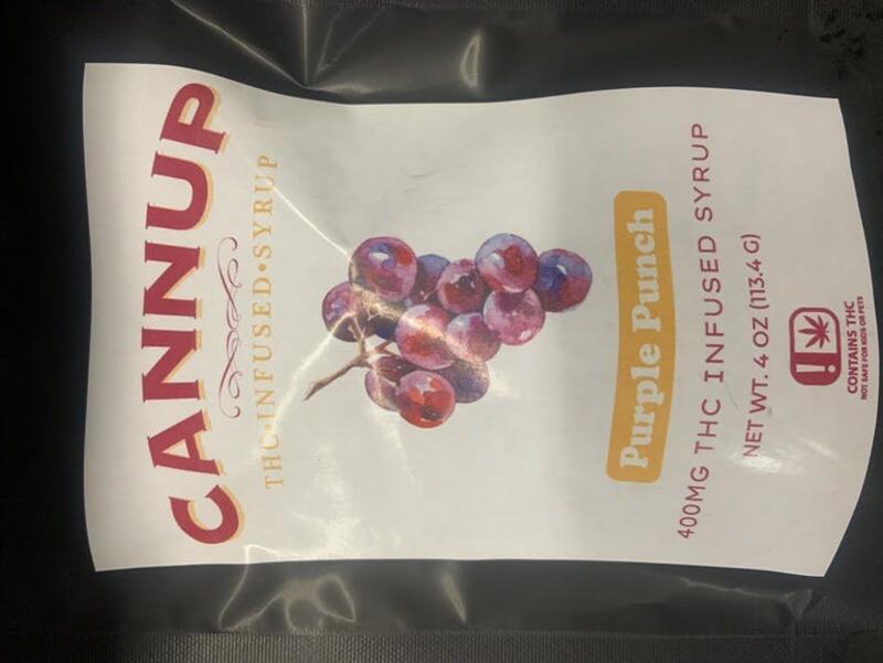 Cannup THC Infused Syrup - Purple Punch 400MG