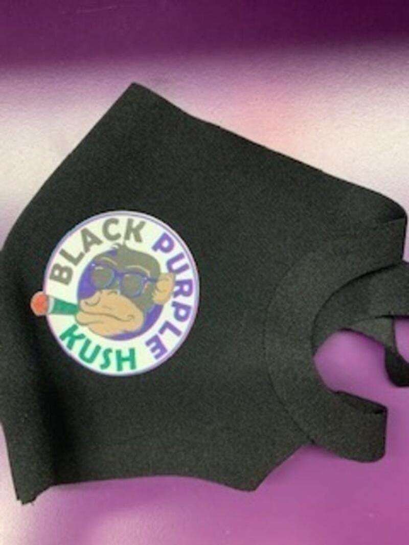 Black Purple Kush - Gorilla Smoke Face Mask