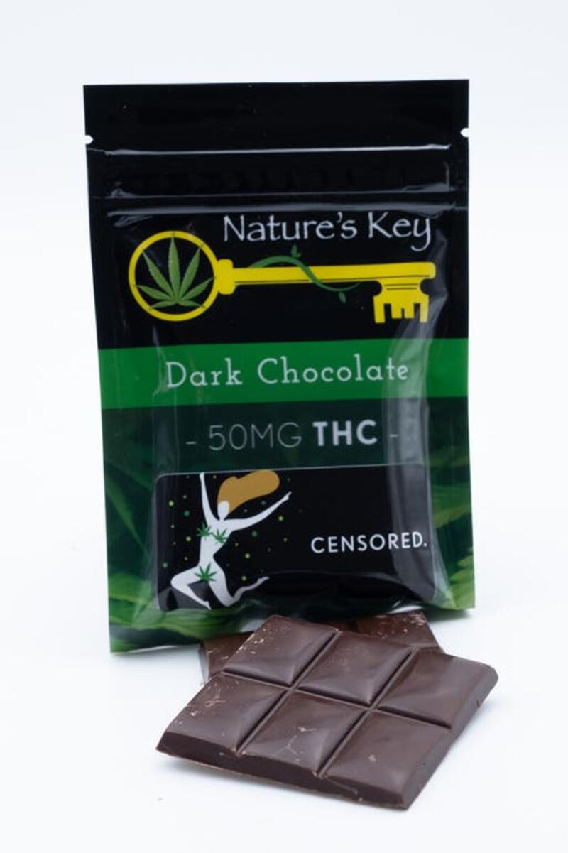 50mg THC Dark Chocolate Bar