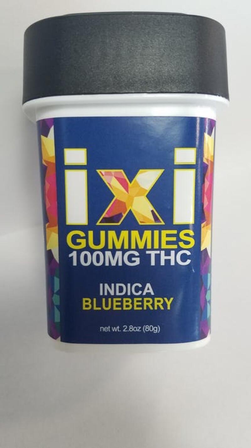 ixi 100mg Hybrid Blueberry Gummies 20pk