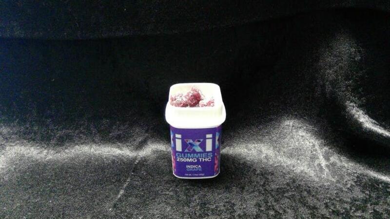 IXI 250 mg grape gummies (indica)