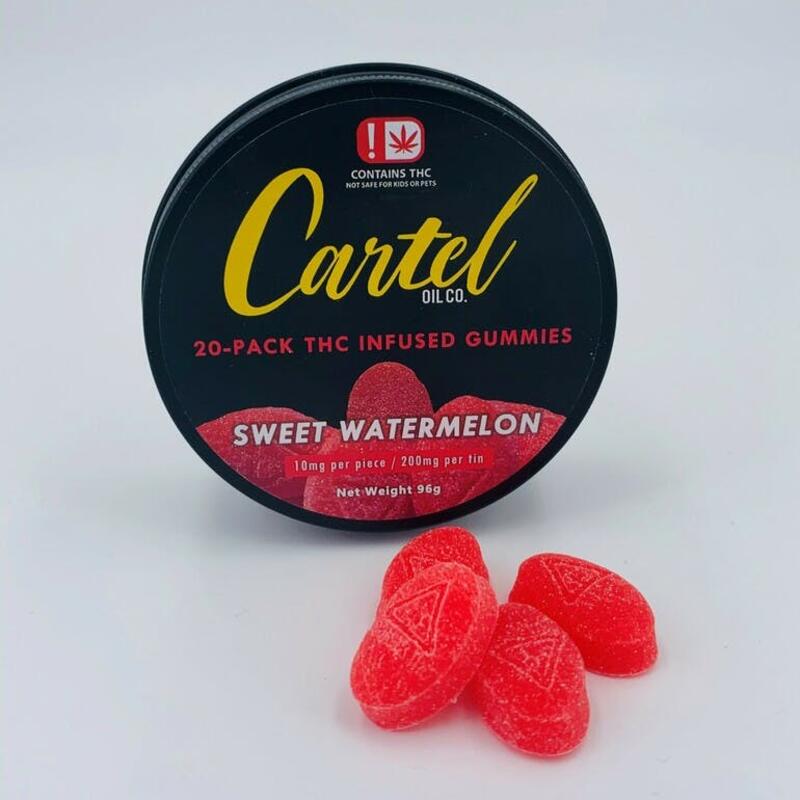 Cartel Oil Co 200mg Gummies - Sweet Watermelon