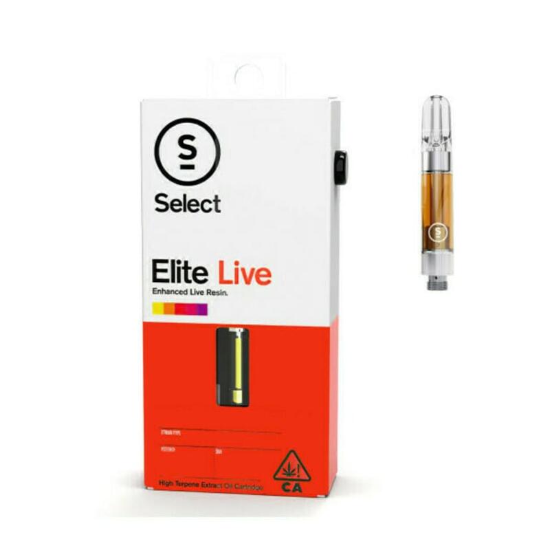 Select Elite Live 1g Zookies Cartridge