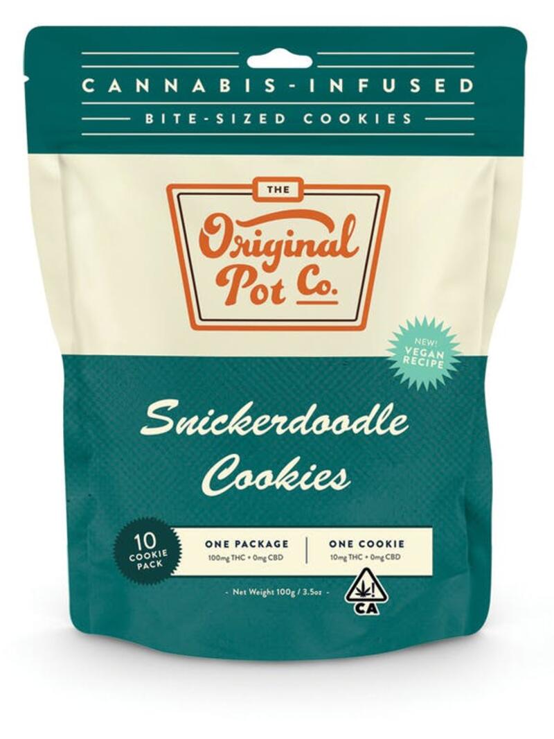10 Pack Snicker Doodle Cookies [The Original Pot Company]