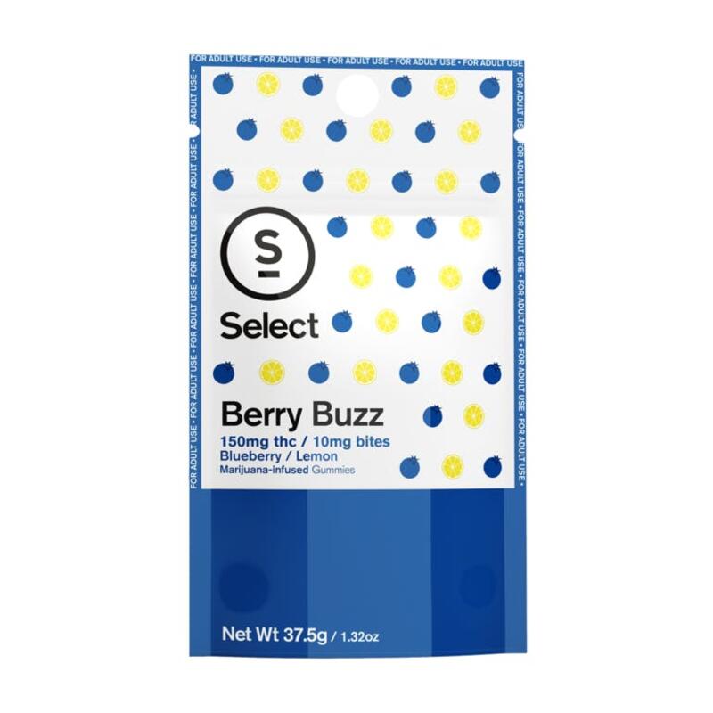 Select Gummies 100mg Berry Buzz