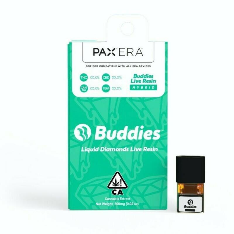 Buddies Brand - (H) Field Cookies Liquid Diamonds Pax Pod (.5g)