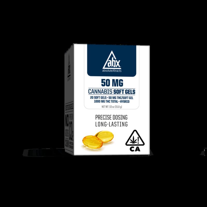 50mg THC Soft Gel - 20 capsules