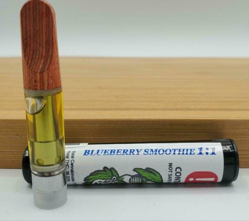 Blueberry Smoothie 1:1 1g Cart - Slow Burn