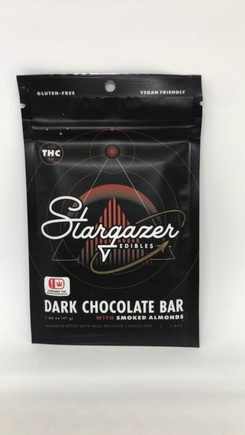 500MG Stargazer Dark Chocolate Bar With Smoked Almonds