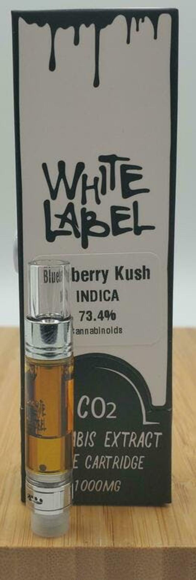 Blueberry Kush 1g White Label Cart