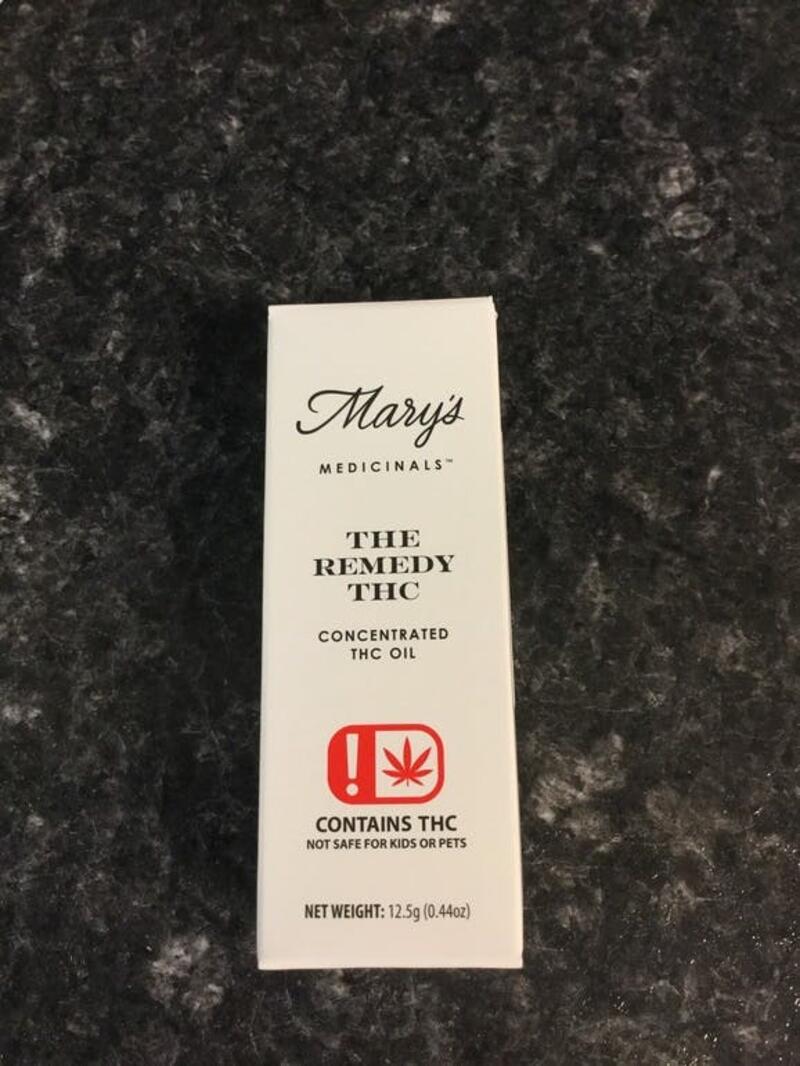 The Remedy 1000mg THC Tincture- Mary's Medicinals