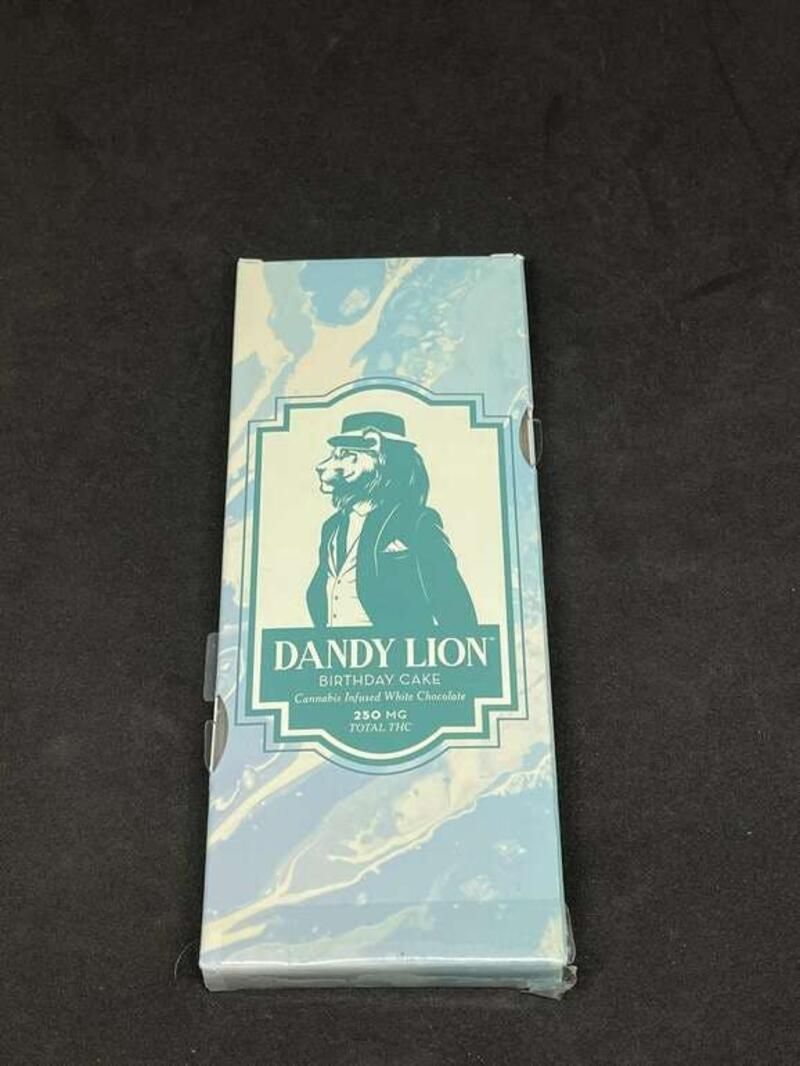 Dandy Lion 250mg Birthday Cake Chocolate Bar