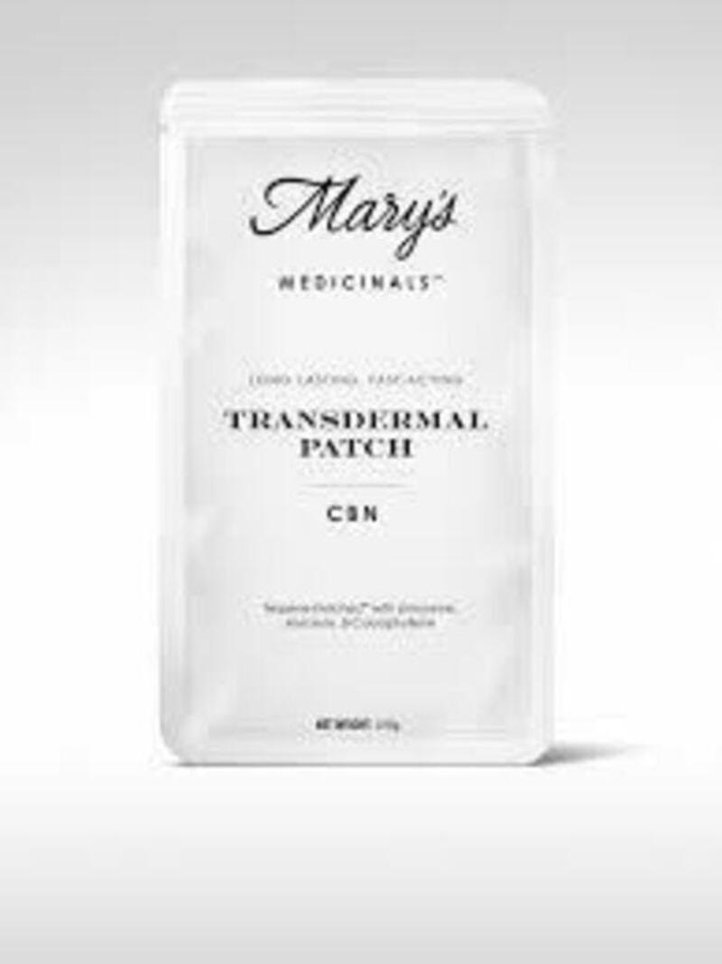 CBN Transdermal Patch - Mary's Medicinals