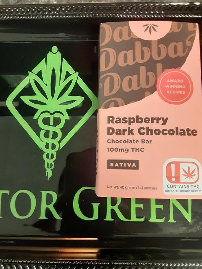 Dabba 100mg Raspberry Dark Chocolate Sativa